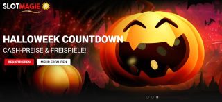 “Halloweek Countdown” Promotion bei Slotmagie