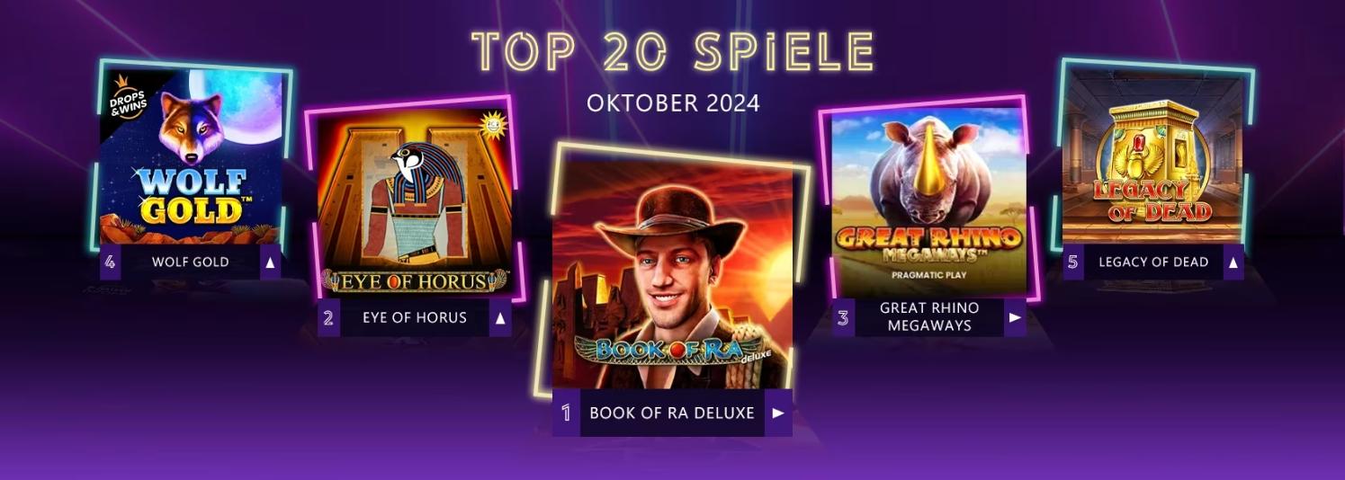 beliebteste Slots 2024