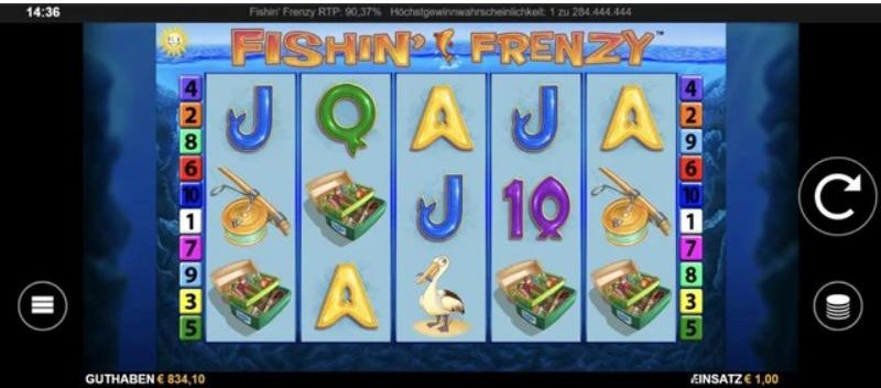 Fishin Frenzy Slot Merkur